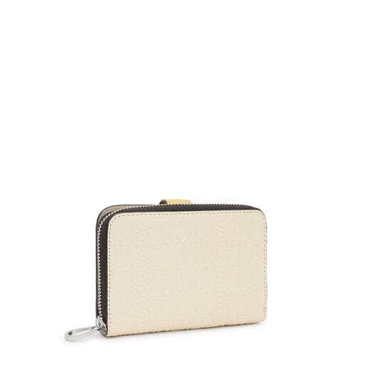 Beige Wallet Urbana Logo New