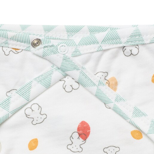 Bandana con porta-chupete de bebé Fall multicolor