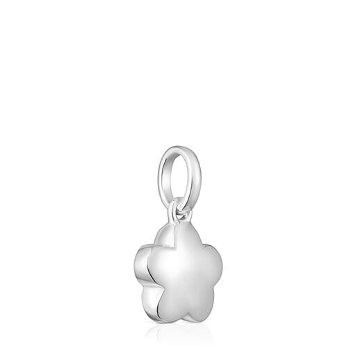 Pendentif Bold Motif fleur en argent