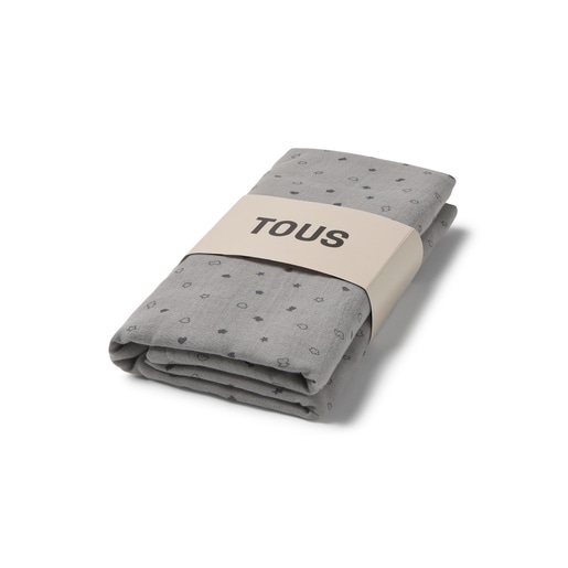 Muselina de bebé Muse gris