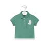Polo t-shirt in Casual green