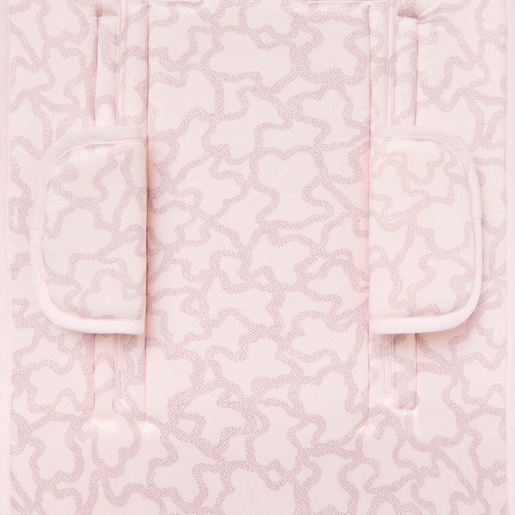 Padded pushchair mat in Kaos pink
