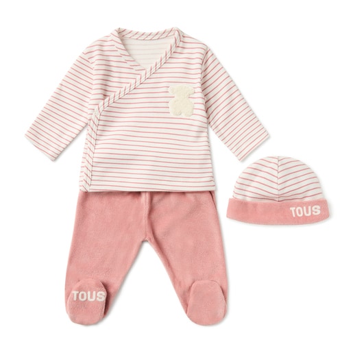 Newborn baby set in Classic pink