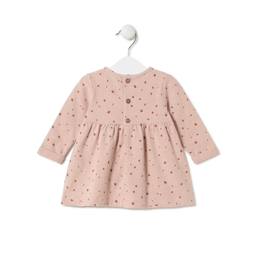 Girls dress with bears in Pink pink