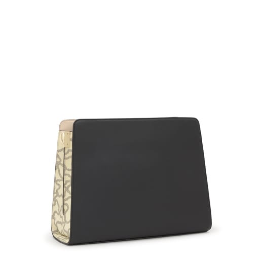 Shopper noir moyen Kaos Icon