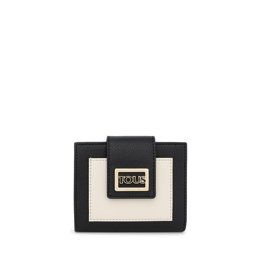 Small black and beige TOUS Funny Pocket wallet