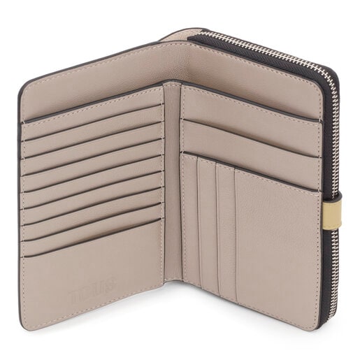 Beige Wallet Urbana Logo New