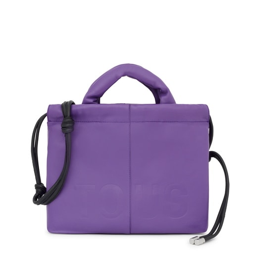 Medium lilac-colored leather TOUS Cloud One-shoulder bag