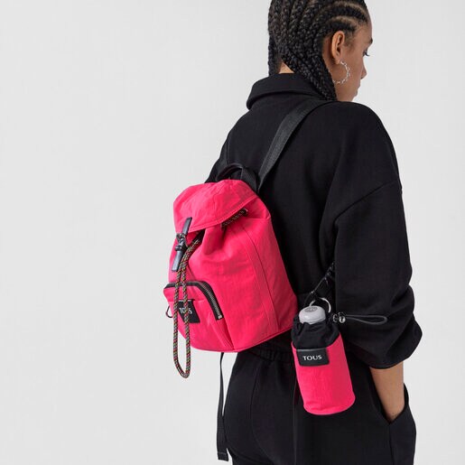 Fluorescent pink TOUS Empire Cotton Bottle cover