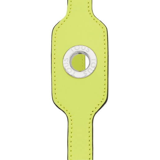 Beige and lime green Kaos Legacy Shoulder bag