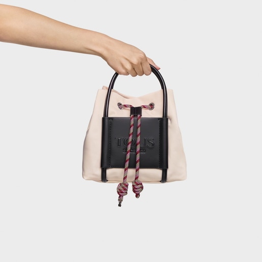 Nude colored Empire Soft One shoulder bag
