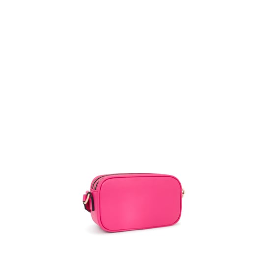 Fuchsia-colored TOUS La Rue Crossbody reporter bag