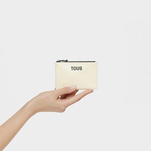 Beige Change purse-cardholder New Dorp