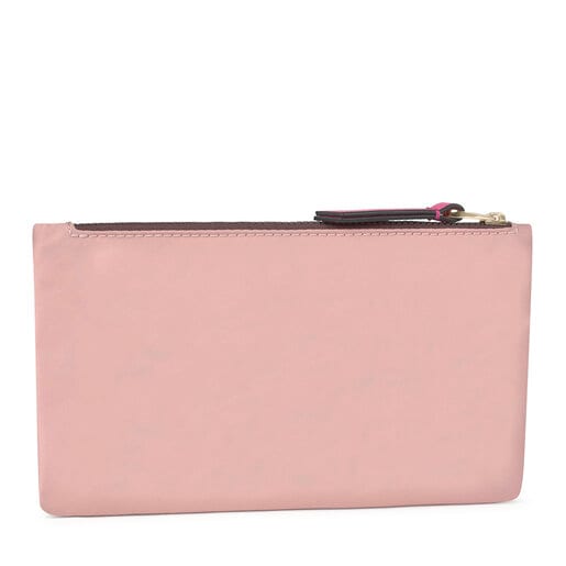 Flat pink Shelby Toiletry bag