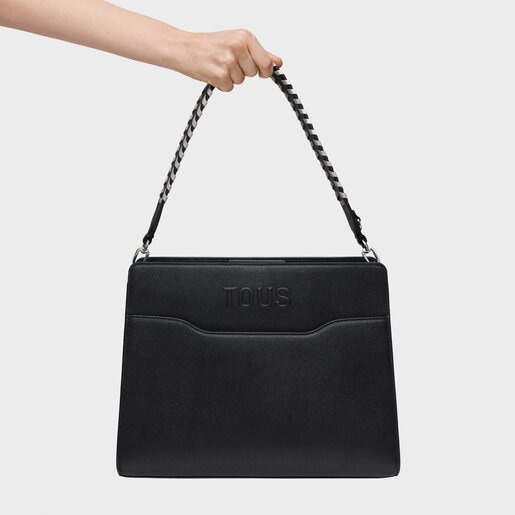 Medium black Shopping bag Audree Saffiano
