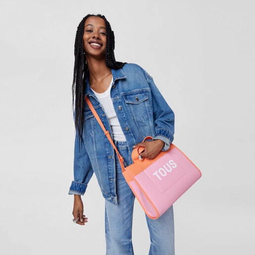 Pink and orange Shopping bag TOUS Maya | TOUS