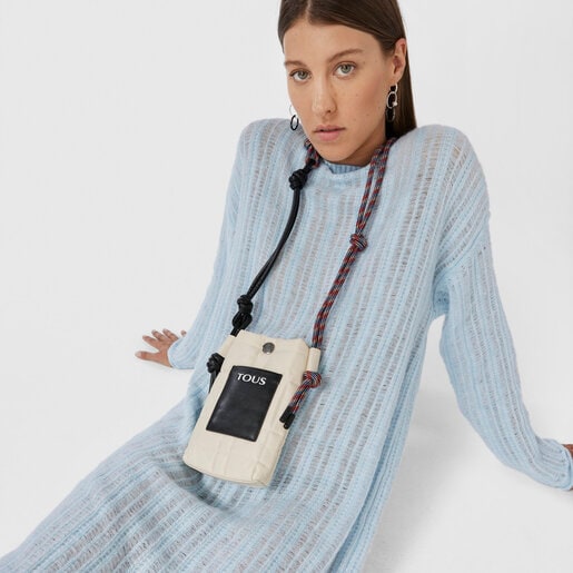 Mini bolso beige TOUS Empire Padded