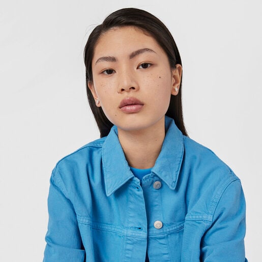 Pendientes de plata motivo oso 2,3cm. Hill