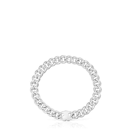 Silver bear-motif Chain bracelet Bold Motif | TOUS