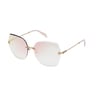 Rose gold colored Metal Bear Sunglasses