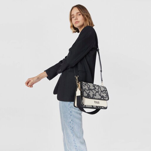 Bandolera mediana Audree negro Kaos Pix