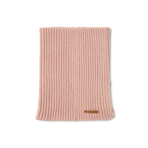 Baby neck warmer in Tricot pink
