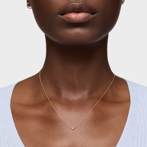 Gold Necklace with diamonds Les Classiques
