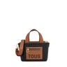 Tote bag piccola nera e marrone TOUS Nanda