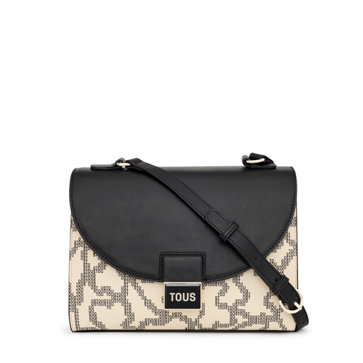 Beige Crossbody Reporter Bag Kaos Pix Soft