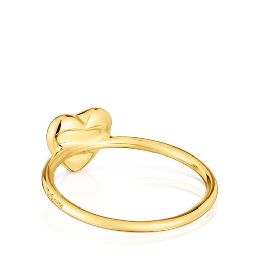 Kleiner Ring My Other Half aus Gold mit Herzmotiv