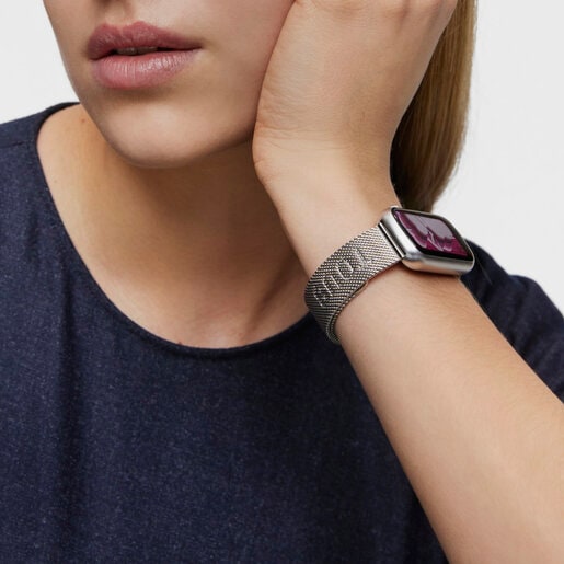 Smartwatch with steel bracelet and aluminum case TOUS TOUS T-Band Mesh