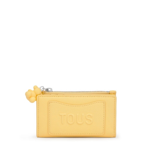 Small yellow Card wallet TOUS Back to Basics
