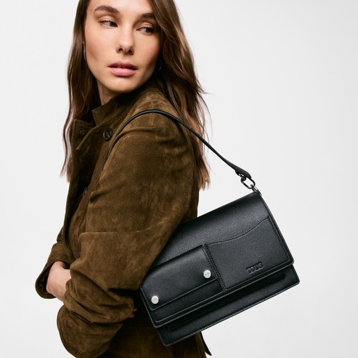 Medium black Crossbody bag TOUS Audree Pockets