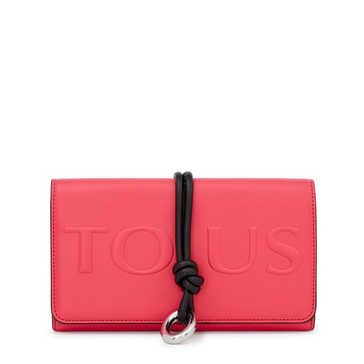 Coral-colored TOUS Cloud Wallet