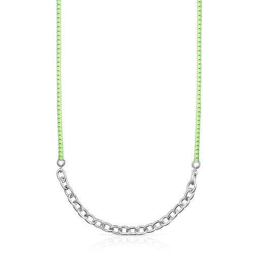 Collier élastique TOUS St. Tropez Elastic citron vert 60 cm