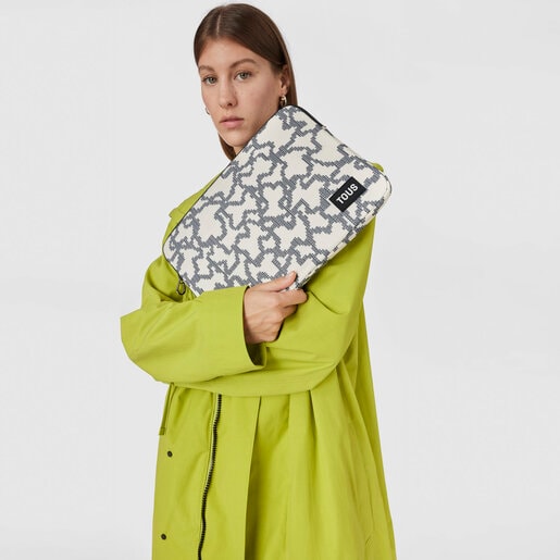 حقيبة كمبيوتر محمول Kaos Pix Soft باللون البيج