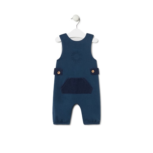 Baby playsuit in Trend navy blue