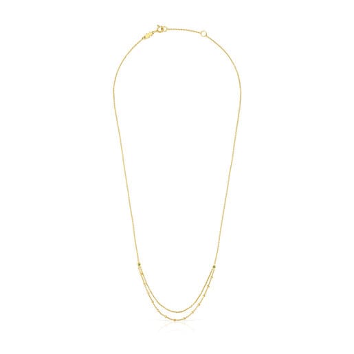 Gold TOUS Cool Joy Necklace with chrome diopside | TOUS