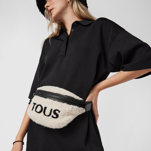 Бежевая поясная сумка Amaya Warm