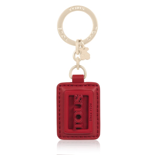 Porte-clés TOUS Square Plate rouge