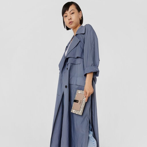 Billetera grande Pocket beige TOUS Kaos Mini Evolution