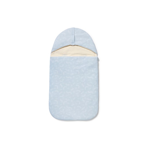 Universal-fit baby footmuff in Arc sky blue