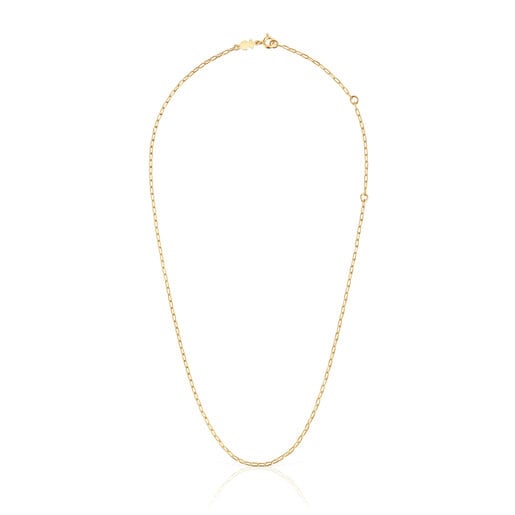 Choker with 18kt gold plating over silver and oval rings measuring 50 cm  TOUS Basics | TOUS