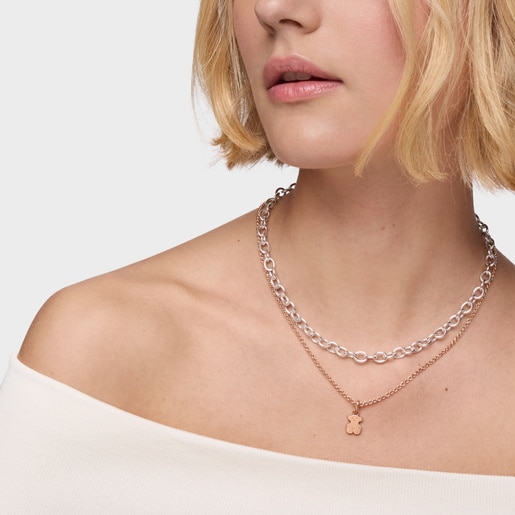 Rose Vermeil Silver Sweet Dolls Pendant