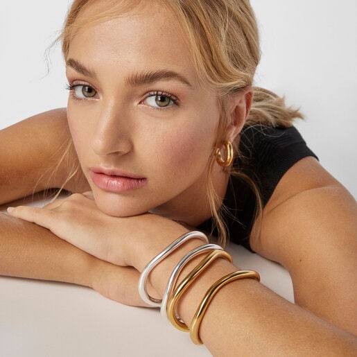 Silver vermeil Hav double Bracelet | TOUS