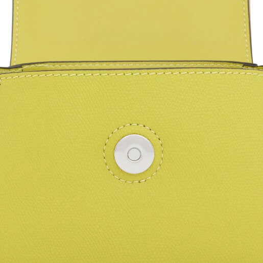 Crossbody mini taška TOUS Sylvia v limetkově zelené barvě