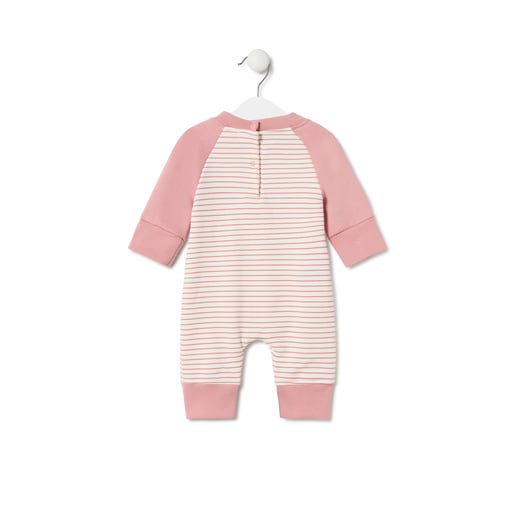 Baby playsuit in Classic pink