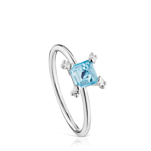 Anello in argento e topazio Color Pills