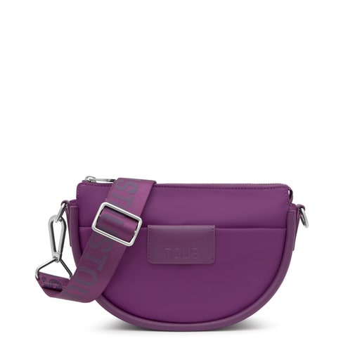 Středně velká purpurová Crossbody kabelka TOUS Miranda Soft New