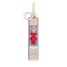 Beige TOUS Cecilia Ribbon Square Key ring